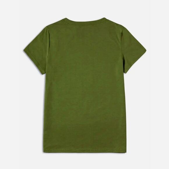 Dinosaur Print T Shirt Short Sleeve Crew Neck Lets Eat Kids Funny 8/10 - Picture 4 of 5